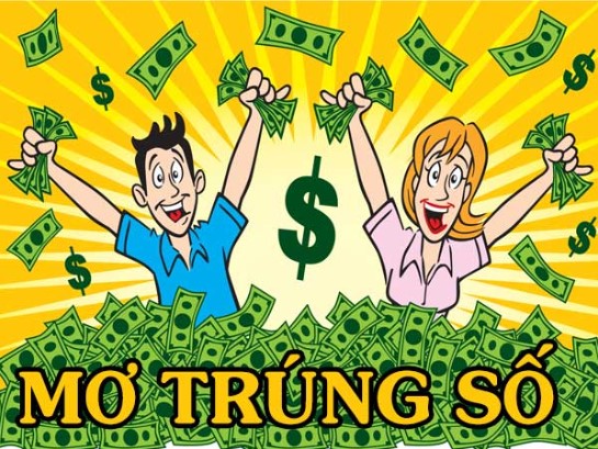 Mơ thấy người thân trúng số thường được xem là điềm lành